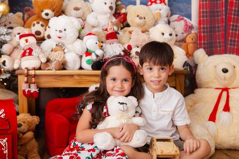 ensaio de natal bebê touca de papai noel brasilia df registrado pela fotógrafa letícia franco casa do papai noel sala arvore guirlanda roupa de papai noel
'