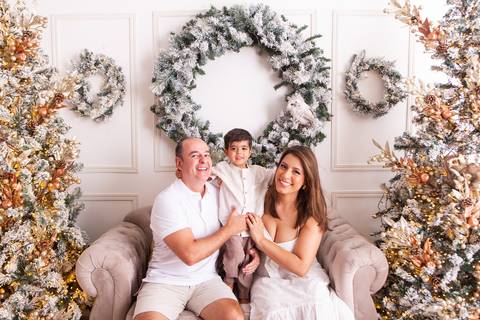 ensaio de natal bebê touca de papai noel brasilia df registrado pela fotógrafa letícia franco casa do papai noel sala arvore guirlanda roupa de papai noel
'