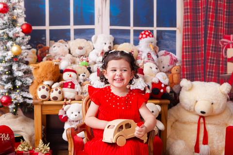 ensaio de natal bebê touca de papai noel brasilia df registrado pela fotógrafa letícia franco casa do papai noel sala arvore guirlanda roupa de papai noel
'