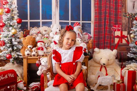 ensaio de natal bebê touca de papai noel brasilia df registrado pela fotógrafa letícia franco casa do papai noel sala arvore guirlanda roupa de papai noel
'