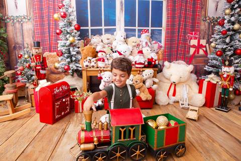 ensaio de natal bebê touca de papai noel brasilia df registrado pela fotógrafa letícia franco casa do papai noel sala arvore guirlanda roupa de papai noel
'