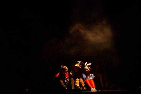 Paula nobrega bailarinas fotografadas pela fotografa Letícia Franco no teatro royal tulip em Brasília DF espetáculo alice no pais das maravilhas ballet bale'