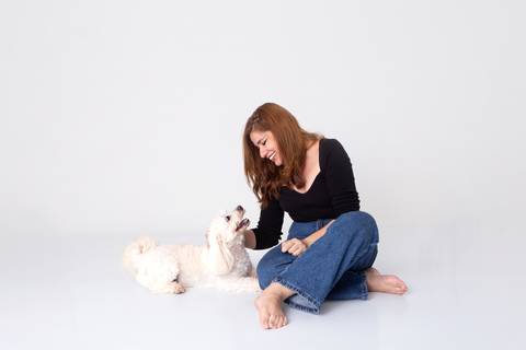 ensaio pet em brasília leticia franco fotografia mia gata gato foto do rosto poodle'