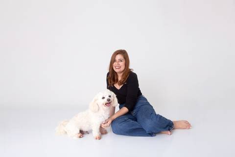 ensaio pet em brasília leticia franco fotografia mia gata gato foto do rosto poodle'