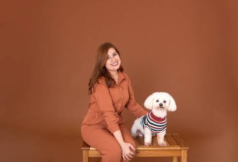 ensaio pet em brasília leticia franco fotografia mia gata gato foto do rosto poodle'