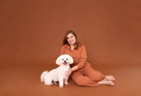 ensaio pet em brasília leticia franco fotografia mia gata gato foto do rosto poodle'