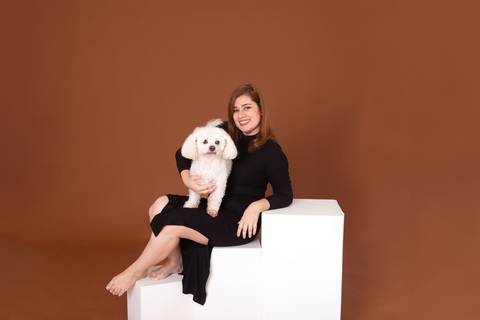 ensaio pet em brasília leticia franco fotografia mia gata gato foto do rosto poodle'