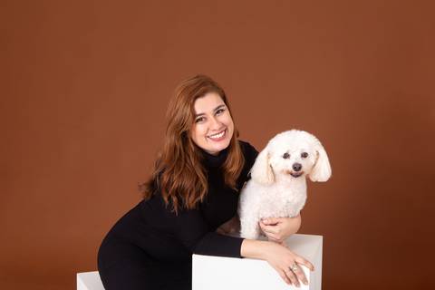 ensaio pet em brasília leticia franco fotografia mia gata gato foto do rosto poodle'