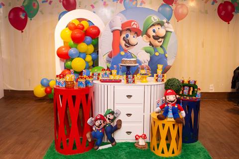 festa infantil 04 anos decoração brasilia df distrito federal book fotografo fotógrafa fotografa fotografia melhor leticia franco letícia super mario luigi'