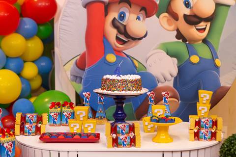 festa infantil 04 anos decoração brasilia df distrito federal book fotografo fotógrafa fotografa fotografia melhor leticia franco letícia super mario luigi'