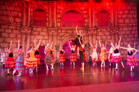 Paula nobrega centro de dança do df bailarinas fotografadas pela fotografa Letícia Franco no teatro plinio marcos em Brasília DF espetáculo dom quixote ballet bale'