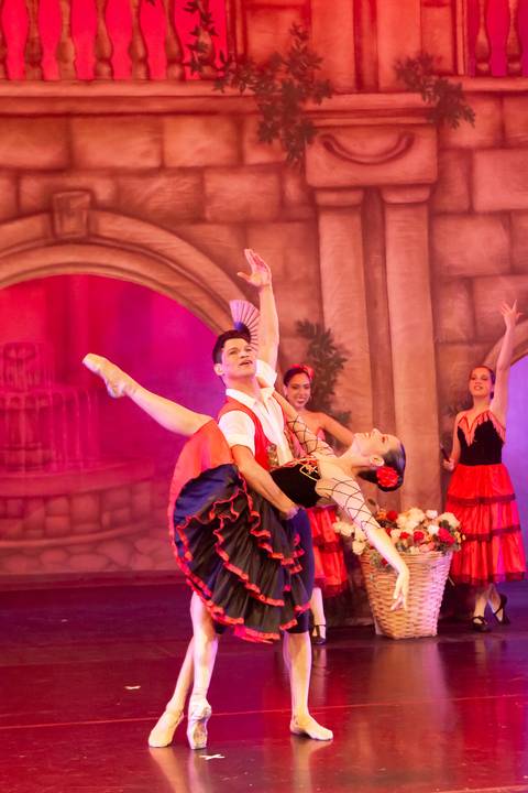Paula nobrega centro de dança do df bailarinas fotografadas pela fotografa Letícia Franco no teatro plinio marcos em Brasília DF espetáculo dom quixote ballet bale'