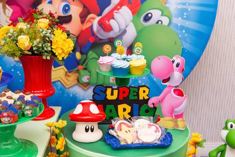 festa infantil 3 anos decoração brasilia df distrito federal book fotografo fotógrafa fotografa fotografia melhor leticia franco letícia super mario world luigi'