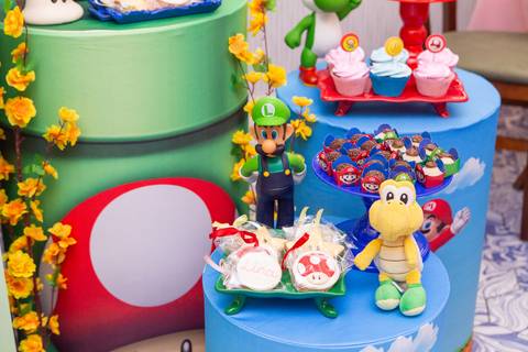 festa infantil 3 anos decoração brasilia df distrito federal book fotografo fotógrafa fotografa fotografia melhor leticia franco letícia super mario world luigi'