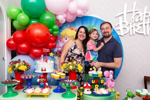 festa infantil 3 anos decoração brasilia df distrito federal book fotografo fotógrafa fotografa fotografia melhor leticia franco letícia super mario world luigi'