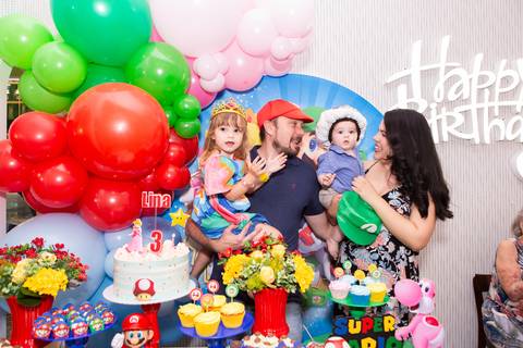festa infantil 3 anos decoração brasilia df distrito federal book fotografo fotógrafa fotografa fotografia melhor leticia franco letícia super mario world luigi'