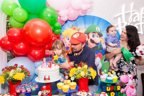 festa infantil 3 anos decoração brasilia df distrito federal book fotografo fotógrafa fotografa fotografia melhor leticia franco letícia super mario world luigi'