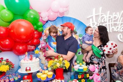 festa infantil 3 anos decoração brasilia df distrito federal book fotografo fotógrafa fotografa fotografia melhor leticia franco letícia super mario world luigi'
