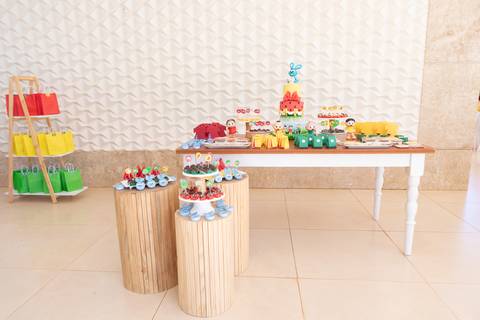 festa infantil 3 anos decoração brasilia df distrito federal book fotografo fotógrafa fotografa fotografia melhor leticia franco letícia turma da monica '