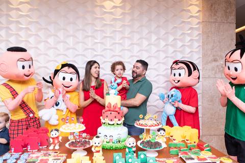 festa infantil 3 anos decoração brasilia df distrito federal book fotografo fotógrafa fotografa fotografia melhor leticia franco letícia turma da monica '