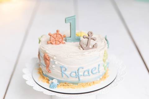 acompanhamento fotografia 12 meses trimestral 1 ano melhor leticia franco letícia smash the cake ensaio com bolo esmagando splash mundo bita fundo do mar'