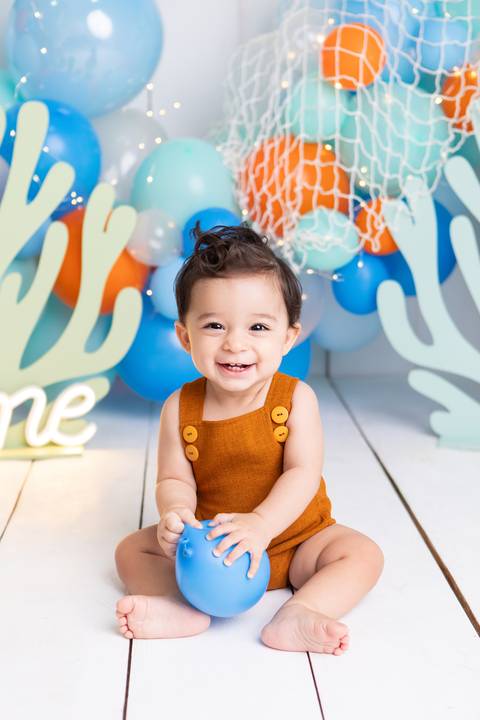 acompanhamento fotografia 12 meses trimestral 1 ano melhor leticia franco letícia smash the cake ensaio com bolo esmagando splash mundo bita fundo do mar'