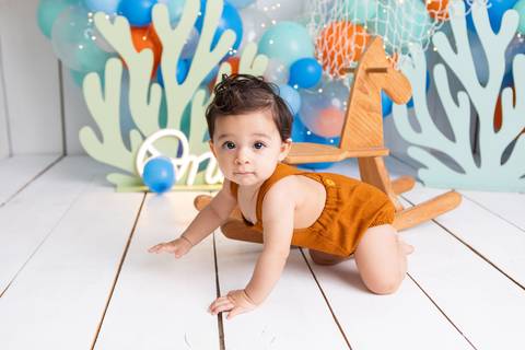 acompanhamento fotografia 12 meses trimestral 1 ano melhor leticia franco letícia smash the cake ensaio com bolo esmagando splash mundo bita fundo do mar'