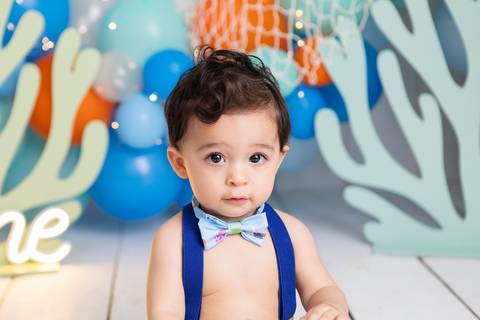 acompanhamento fotografia 12 meses trimestral 1 ano melhor leticia franco letícia smash the cake ensaio com bolo esmagando splash mundo bita fundo do mar'