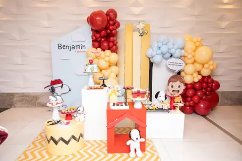 festa infantil 01 ano decoração brasilia df distrito federal book fotografo fotógrafa fotografa fotografia melhor leticia franco letícia snoopy charlie brown '