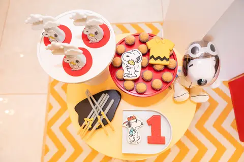 festa infantil 01 ano decoração brasilia df distrito federal book fotografo fotógrafa fotografa fotografia melhor leticia franco letícia snoopy charlie brown '