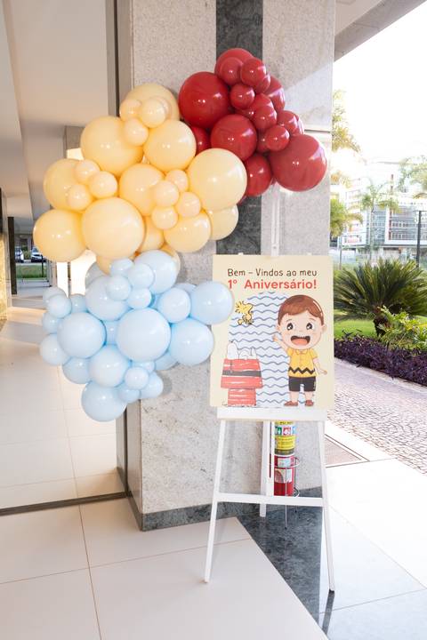 festa infantil 01 ano decoração brasilia df distrito federal book fotografo fotógrafa fotografa fotografia melhor leticia franco letícia snoopy charlie brown '