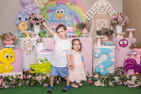 festa infantil 02 anos decoração brasilia df distrito federal book fotografo fotógrafa fotografa fotografia melhor leticia franco letícia galinha pintadinha menina'