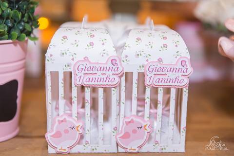 gaiolinha gaiola passarinho personalizado jardim das fadas'