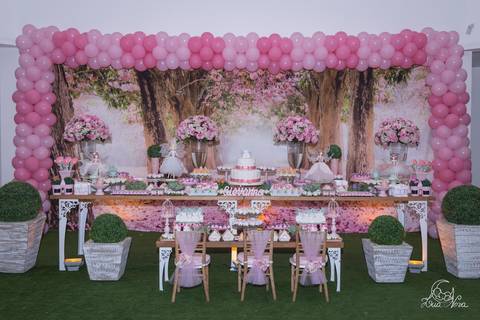 mesa jardim das fadas festas criativas cadeirinhas decoração'