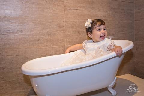 mini banheira banheiro festa infantil aniversariante'