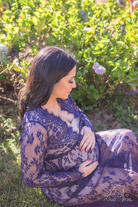 lua nova art e foto leticia amaral ensaio gestante brasilia jardim botanico lago sul linda grávida vitor marcella vestido azul renda longo fotografia fotografo fotografa orçamento orcamento jardim japonês hortencias sentada'