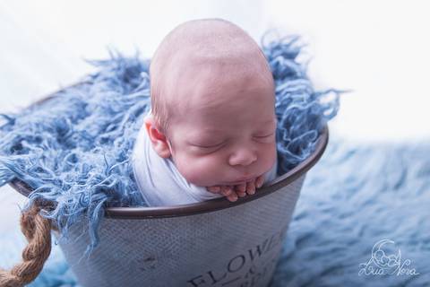 ensaio newborn brasilia df guará azul branco gabriel pose passarinho'