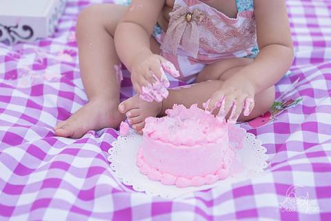 Giovanna smash the cake museu vivo da memoria candanga muito sorriso jardim amassando o bolo destruindo o bolo'