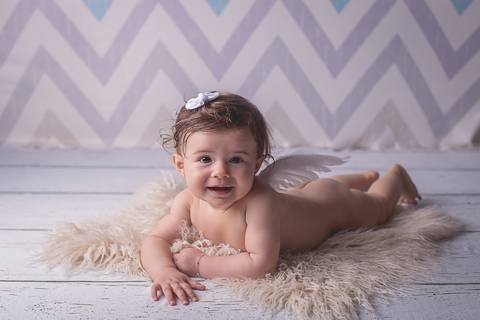 gabriela gabi 6 meses baby brasilia acompanhamento bebe bebê anjo asa de anjo sorrindo'