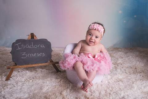 acompanhamento bebe book preço valor investimento brasilia df noroeste 03 3 meses fundo arco iris isadora bailarina rainbow baby chão de tapete pelo baby chair saia tule tutu'