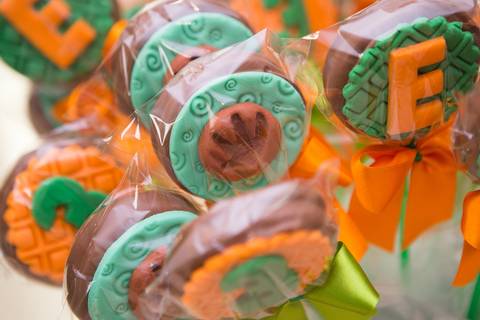 lua nova art e foto leticia amaral franco fotografia mundo dos dinossauros entrada doce docinho ovo de dinossauro chocolate pirulito de chocolate'