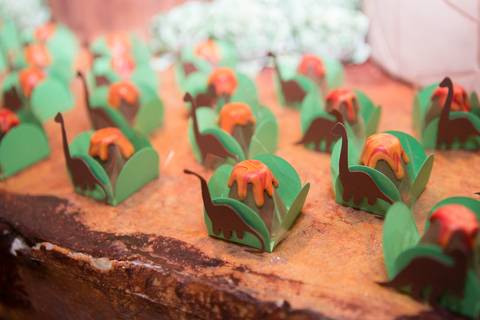 lua nova art e foto leticia amaral franco fotografia mundo dos dinossauros entrada doce docinho ovo de dinossauro chocolate mesa do bolo '