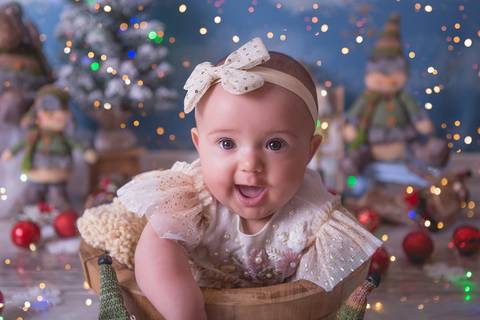 natal christmas baby bebe azul dourado vermelho 6 meses papai noel santa claus'
