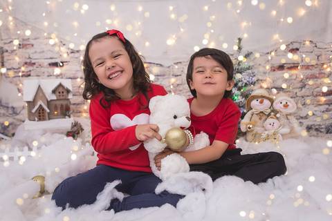 natal christmas baby bebe azul dourado vermelho infantil 5 anos papai noel santa claus child children criança gêmeos gemeos'