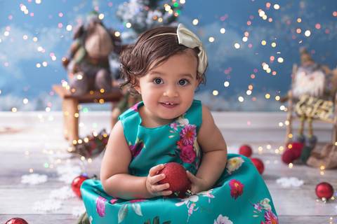 natal christmas baby bebe azul dourado vermelho infantil papai noel santa claus child children criança 5 anos 1 ano'