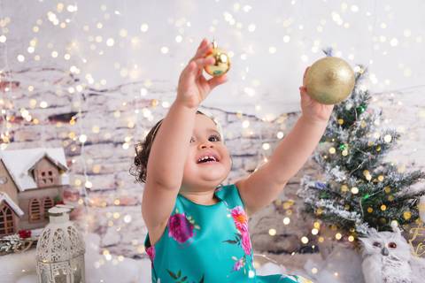 natal christmas baby bebe azul dourado vermelho infantil papai noel santa claus child children criança 5 anos 1 ano'