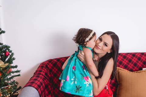 natal christmas baby bebe azul dourado vermelho infantil papai noel santa claus child children criança 5 anos 1 ano'