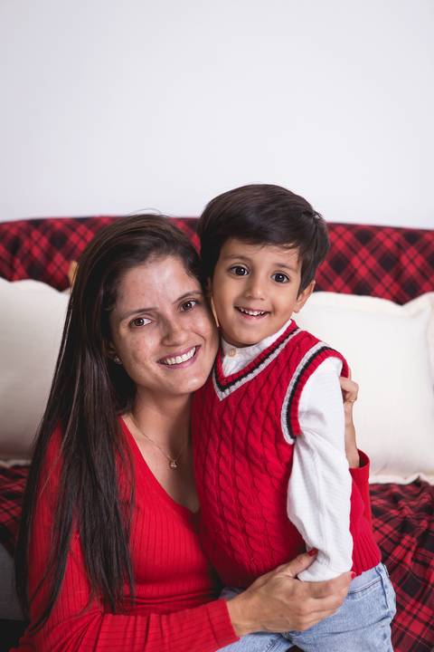 natal christmas baby bebe azul dourado vermelho infantil papai noel santa claus child children criança 5 anos 1 ano 3 anos gêmeas gemeas gêmeos gemeos primos'