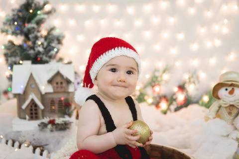 natal christmas baby bebe papai noel santa claus bebê família familia brasília brasilia df distrito federal book fotografo fotógrafa fotografa acompanhamento fotografia 9 meses trimestral aguas claras melhorleticia franco letícia lua nova art arte foto'