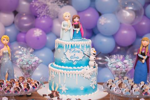 festa infantil 03 anos decoração brasilia brasilia df distrito federal book fotografo fotógrafa fotografa fotografia melhor leticia franco letícia lua nova art arte foto frozen ana elsa bolo mesa gemeas gêmeas irmãs irmas'